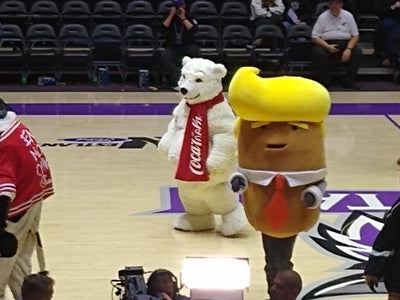 Trump-tater at Weber State Mascot Game